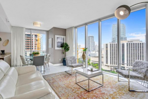 Gorgeous 2BR Icon Brickell-WaterViews-FREESPA
